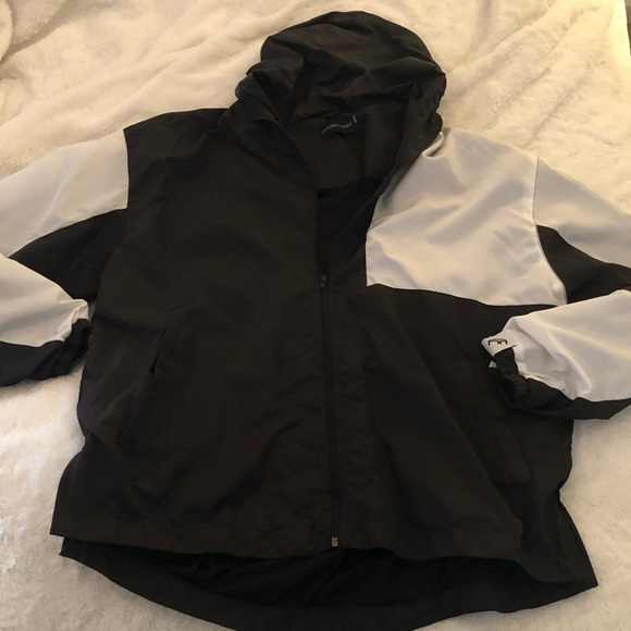 Equalnox Clothing Co Windbreaker hoodie black white size XXL - Picture 1 of 11
